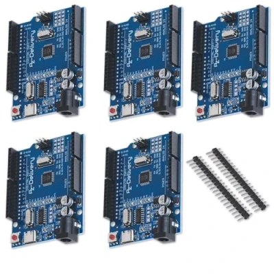Afbeelding van AZDelivery 5 stuks AZ ATmega328 microcontroller kaarten met USB C poort en e book inbegrepen