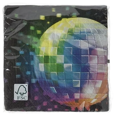 Afbeelding van Servet Disco Fever 16 stuks
