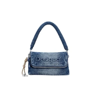 Afbeelding van Desigual Schoudertas Across Body Bag Denim Medium Wash Blauw