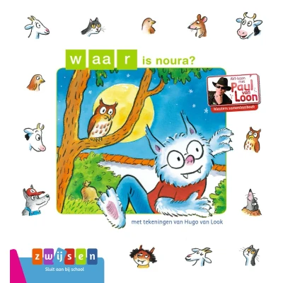 Afbeelding van AVI lezen met Paul van Loon Waar is Noura?