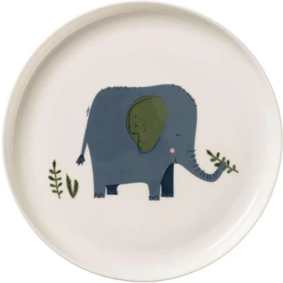 Afbeelding van ASA Emma Elephant Kinderserviesset 5 delig Wit