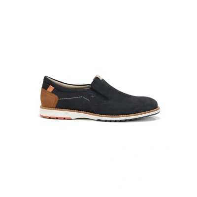 Afbeelding van Fluchos Instappers, Heren, Maat: 43, Blauw Nubukleer