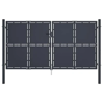 Afbeelding van vidaXL Poort 300x200 cm staal antraciet