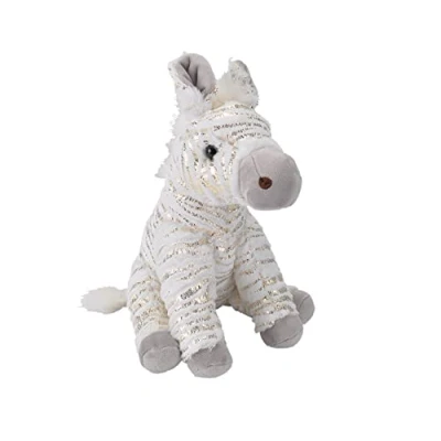 Afbeelding van Wild Republic Knuffelzebra Junior Pluche Wit One size