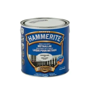Afbeelding van Hammerite Metaallak Hoogglans Wit 2.5L