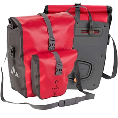 Afbeelding van VAUDE Aqua Back Plus fietstas, bagagedragertas, rood SE, eenheidsmaat