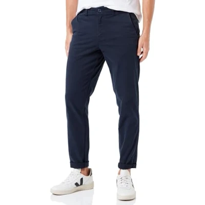 Image de JACK &amp; JONES Pantalon chino pour homme, coupe fuselée, Blazer bleu marine., 33W / 30L
