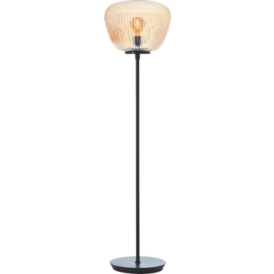 Afbeelding van Brilliant Kaizen Vloerlamp Glas 1xE27 Max 40W Amber/zwart