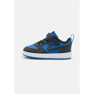 Afbeelding van Nike Sportswear Court Borough Recraft Unisex Sneakers laag voor kinderen, Maat: 18.5, Game royal/black/white Hoogwaardig imitatieleer