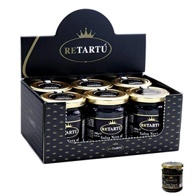 Afbeelding van Zwarte saus met truffels 180 g x 6