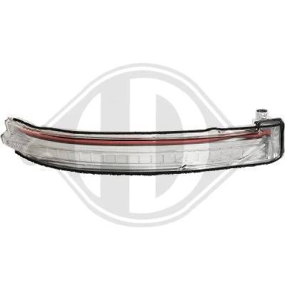 Afbeelding van DIEDERICHS 6046026 Knipperlichten Wit rechts, Buitenspiegel Met knipperlicht (LED) NISSAN: Qashqai 2, X Trail