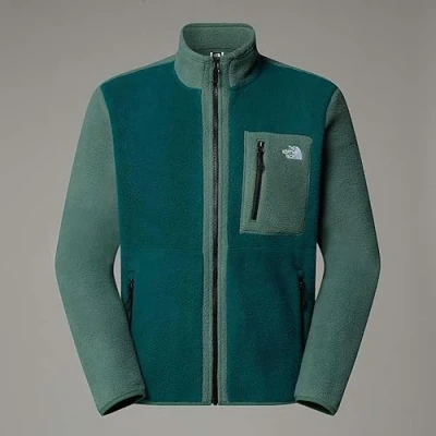 Afbeelding van The North Face Yumiori FULL ZIP Fleecejas, Heren, Maat: Large, Deep nori/duck green/black