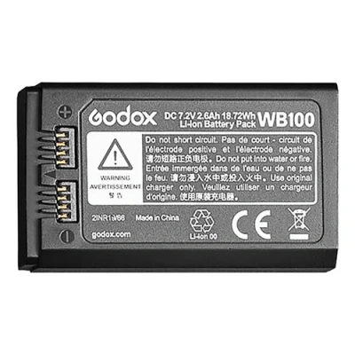 Image de Batterie WB100 pour Godox AD100 Pro Noir