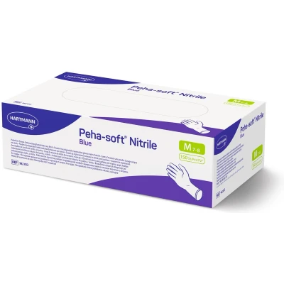 Afbeelding van Peha soft Nitrile Medische Wegwerphandschoenen Blauw L 150 stuks