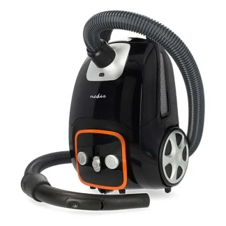 Afbeelding van Nedis Staubsauger Mit Beutel 700 W Staubkapazität: 3.0 l Kombi Bürste Aktionsra, Stofzuiger, Zwart