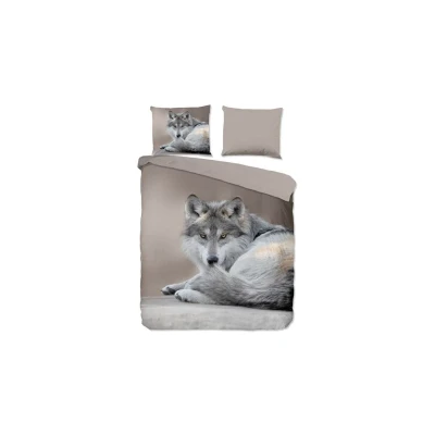 Afbeelding van Dekbedovertrek Lits Jumeaux 240x200 Pure Polyester Taupe