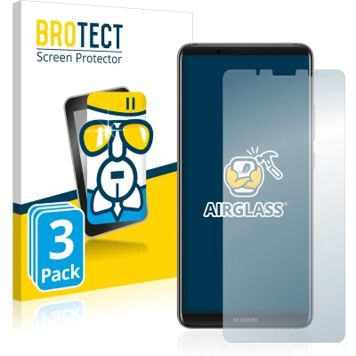 Afbeelding van BROTECT Screenprotector voor Huawei Mate 10 Pro Folie Beschermfolie Beschermglas transparant (3 Stuks)