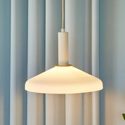 Afbeelding van Hübsch Apollo hanglamp, zandkleurig, oranje, ijzer, glas