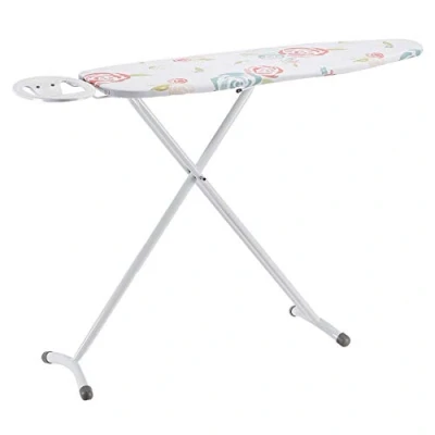 Afbeelding van Amazon Basics Strijkplank met ijzeren legplank ovaal, Classica, 109 x 35 cm, wit
