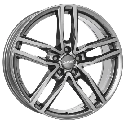 Afbeelding van ALUTEC 5 gat 19duim 112mm lichtmetalen Velg Ikenu gun metal grey IKE80920PO17 9