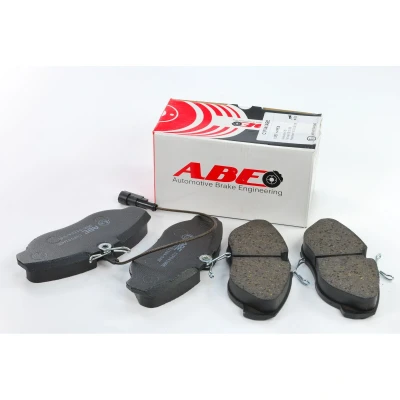 Afbeelding van ABE C1F041ABE Remblokkenset Vooras Incl. slijtage waarschuwingscontact FIAT: Ducato II Minibus, Platform/Chassis, Van