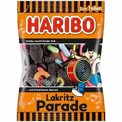 Afbeelding van Haribo Lakritz Parade 175 g assortiment zoethout snoep