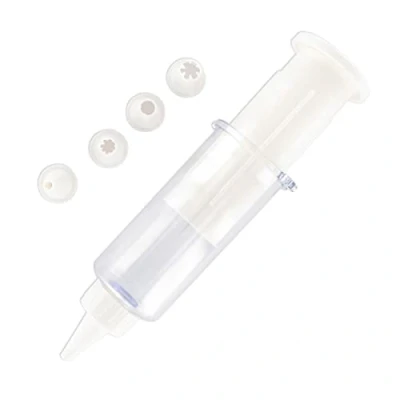 Image de Seringue de pâtisserie et 5 embouts plastique Zenker ref 42798