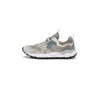 Afbeelding van Flower Mountain Yamano Sneakers laag, Maat: 41, Dunkelgrau Leer en textiel
