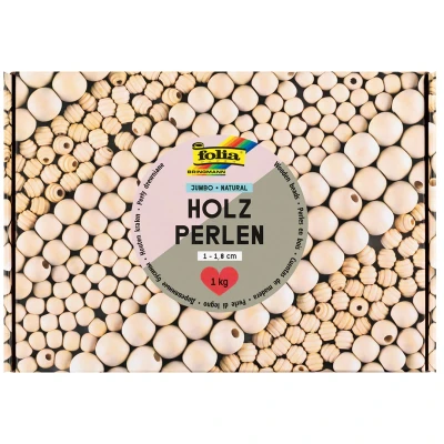 Afbeelding van Folia kralen naturel 1 kg