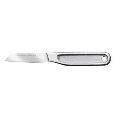 Afbeelding van Fiskars All Steel Schilmes 7 cm Voor Groente en Fruit Fins design