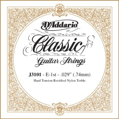 Image de D&#039;Addario J3101, Hard, première Corde au détail guitare classique rectifiée