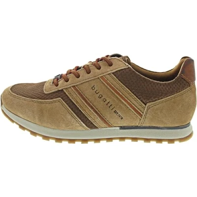 Afbeelding van bugatti 331 arx02 Lage schoenen met veters voor heren, Cognac., 44 EU