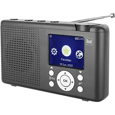 Afbeelding van Dual MCR 200 Tafelradio met internetradio Internet, DAB+, DAB, FM Internetradio, FM, USB, Bluetooth, WiFi Zwart