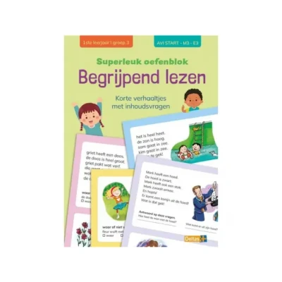 Afbeelding van Deltas Superleuk Oefenblok Begrijpend Lezen