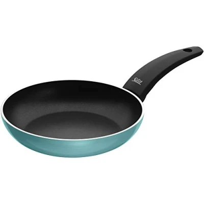 Afbeelding van Silit Belluna Inductie koekenpan 20 cm groen met aluminium coating en kunststof handvat