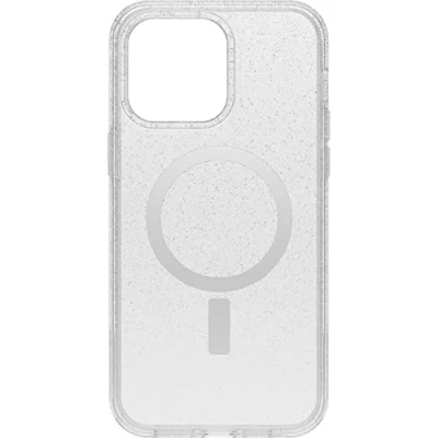 Afbeelding van OtterBox Symmetry+ Transparante beschermhoes voor iPhone 14 Pro MagSafe, schokbestendig, dun, ondersteunt 3 x meer vallen dan de militaire standaard, antimicrobieel, Stardust