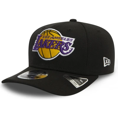 Afbeelding van New Era LA Lakers Black 9FIFTY Stretch Snap Cap Small/Medium