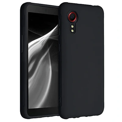 Afbeelding van kwmobile telefoonhoesje geschikt voor Samsung Galaxy Xcover 5 Hoesje smartphone Back cover in mat zwart