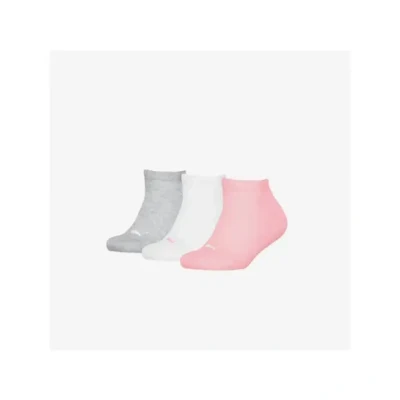 Afbeelding van PUMA Lot de 3 paires chaussettes sport unisexes pour enfant, Rose Water, 31 34