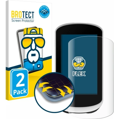 Afbeelding van BROTECT Screenprotector voor Garmin Edge Explore 2 Folie Beschermfolie transparant volledig dekking (2 Stuks)