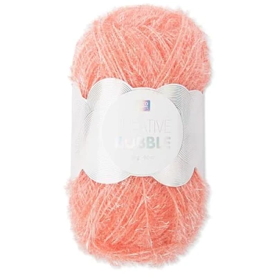 Afbeelding van Frida&#039;s Wollhaus Rico Design Creative Bubble Badgaren voor breien en haken, 50 g, 57 kleuren (005, meloen)