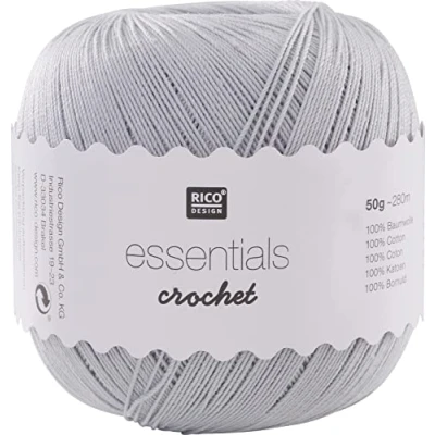 Afbeelding van Rico Design Essentials All Crochet 100% katoen Blauw