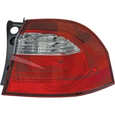 Afbeelding van DIEDERICHS 6542090 Achterlicht rechts Buitenste deel PY21W, P21/5W Zonder lamphouder KIA: RIO 3