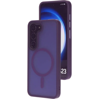 Afbeelding van Mobiparts Hardcover Samsung Galaxy S23 Satin Purple (Magsafe Compatible)
