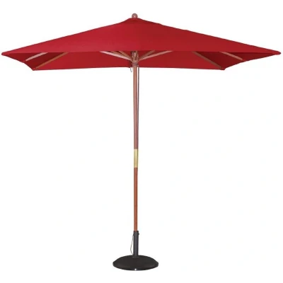 Afbeelding van Bolero vierkante rode parasol 2,5 meter