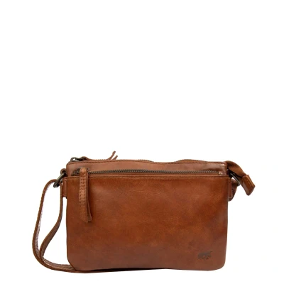 Afbeelding van Bear Design Maithe Shoulderbag cognac Damestas