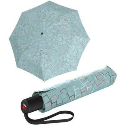 Afbeelding van Knirps A.200 Medium Duomatic zakparaplu Compact en stormbestendig Getest in de windtunnel, Cube Ice, Automatische
