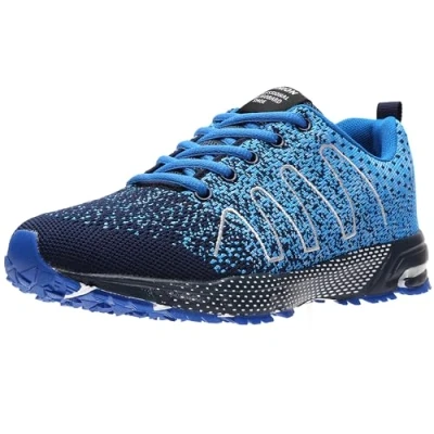 Afbeelding van ASHION Hardloopschoenen voor heren, sportschoenen, sneakers, B Blauw