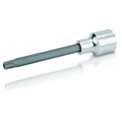 Afbeelding van Torx inzetstuk TOPTUL 1/2 Tamper T45 lang(120mm)