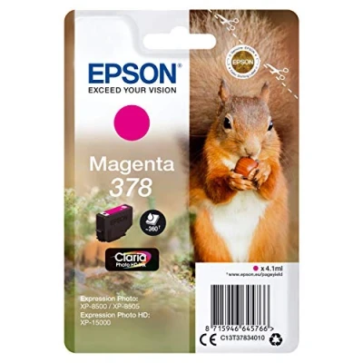 Afbeelding van Epson 378 (C13T37834010) Inktcartridge Magenta